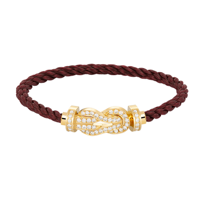 [Eterna Jewels]CHANCE LARGE 8 FIGURE BUCKLE FULLDIAMOND BRACELET GOLD