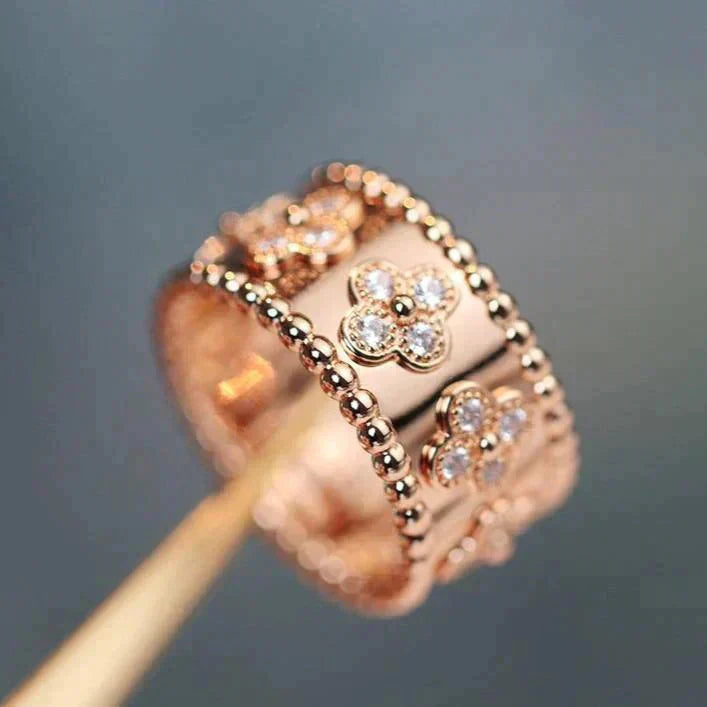 [Eterna Jewels]CLOVER KALEIDOSCOPE RING 10MM