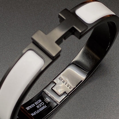 [Eterna Jewels]H BRACELET 12MM BLACK WHITE CERAMIC