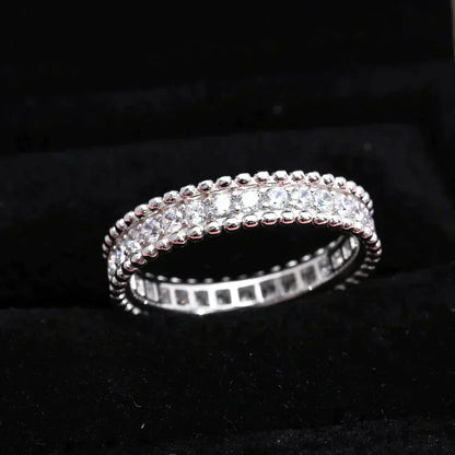 [Eterna Jewels]PERLEE DIAMOND SILVER RING