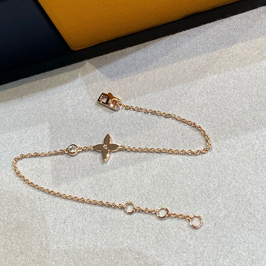 [Eterna Jewels]STAR DIAMOND PINK GOLD BRACELET