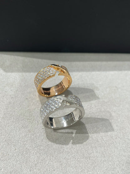 [Eterna Jewels]LIENS EVIDENCE  DIAMOND PAVED RING