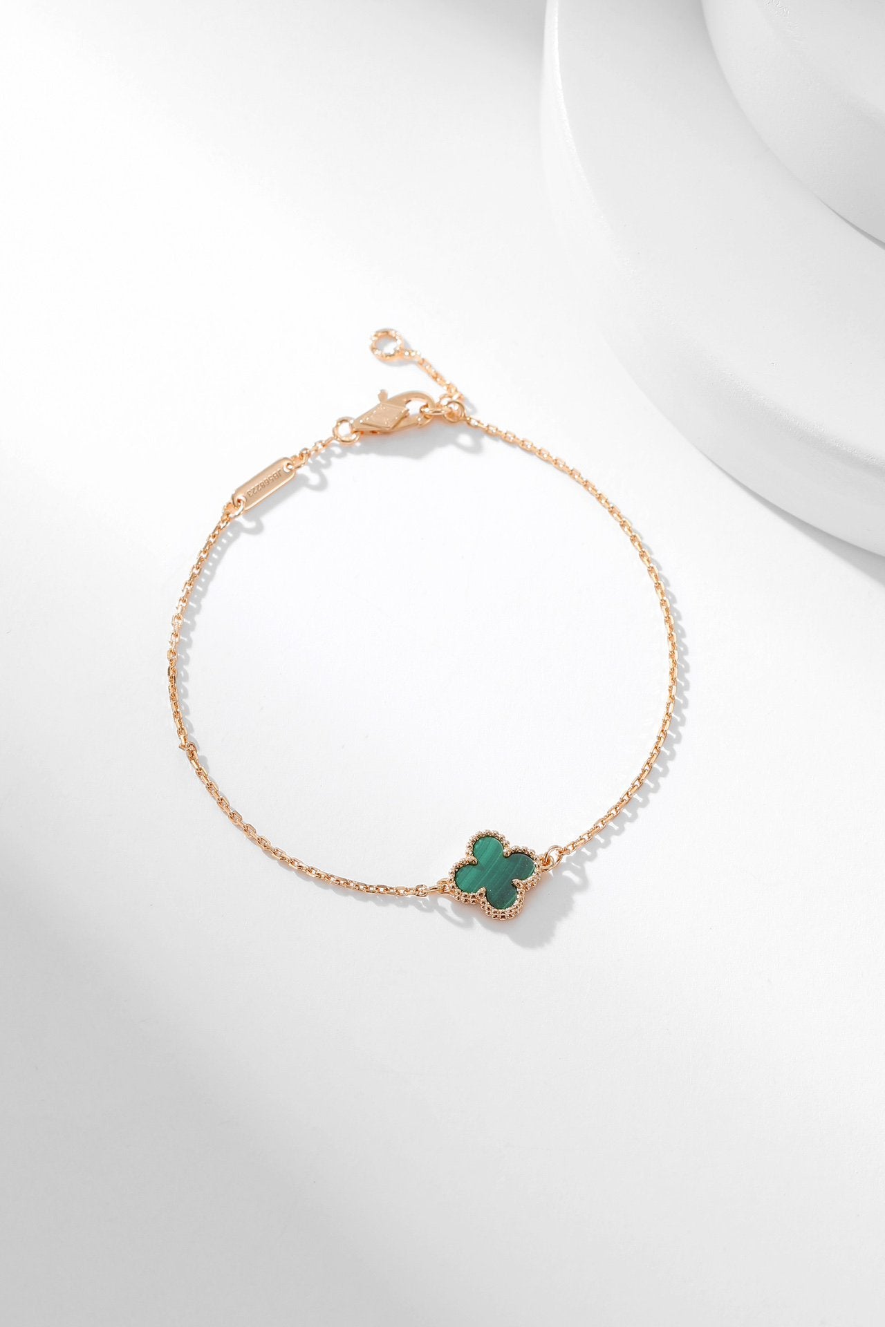 [Eterna Jewels]CLOVER BRACELET MALACHITE 1 MOTIF