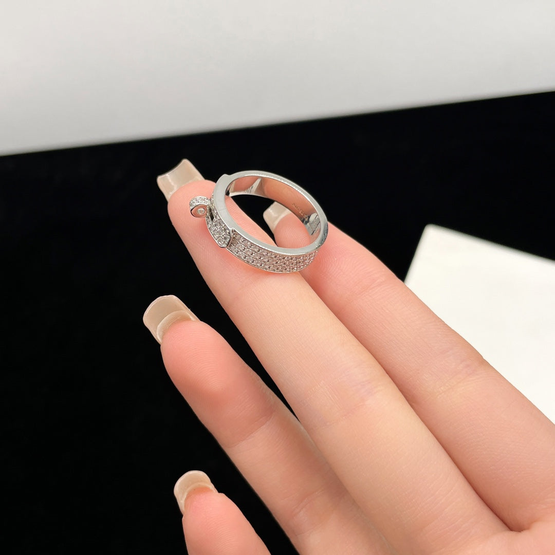 [Eterna Jewels]KELLY SILVER DIAMOND RING