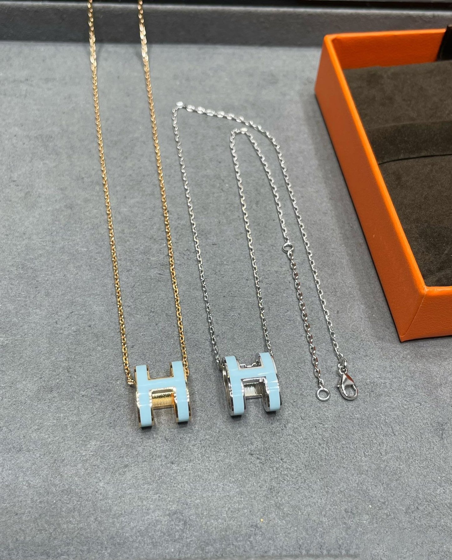 [Eterna Jewels]POP H SKY BLUE NECKLACE