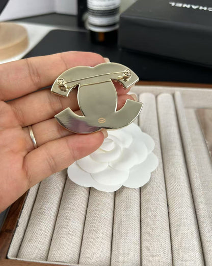 [Eterna Jewels]Pink Resin Classic Brooch 5cm