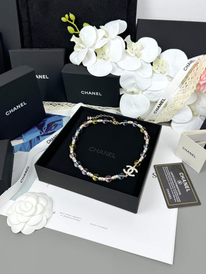 [Eterna Jewels]26C New Spring Collection Colorful Transparent Resin Necklace