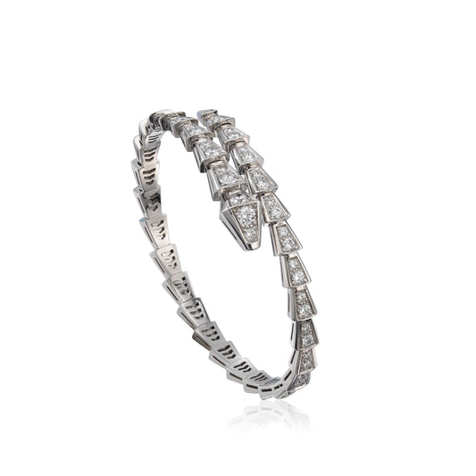 [Eterna Jewels]SERPENTI BRACELET 6MM SILVER DIAMOND