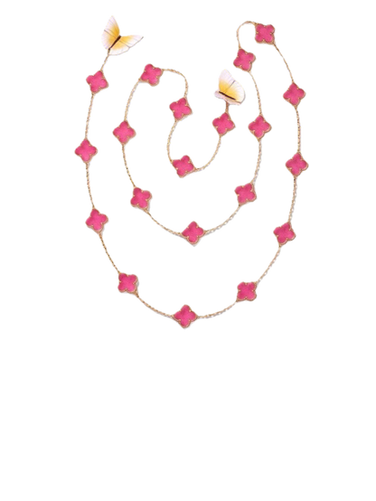 [Eterna Jewels] 26 NEW PINK BUBBLE ENAMEL SET
