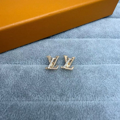 [Eterna Jewels]LETTER STUDS WITH STONES