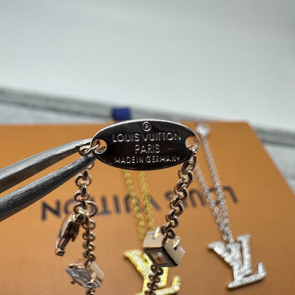 [Eterna Jewels]FULL DIAMOND LETTER NECKLACE