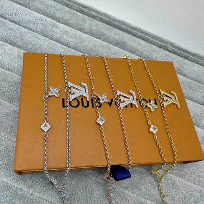 [Eterna Jewels]FULL DIAMOND LETTER NECKLACE