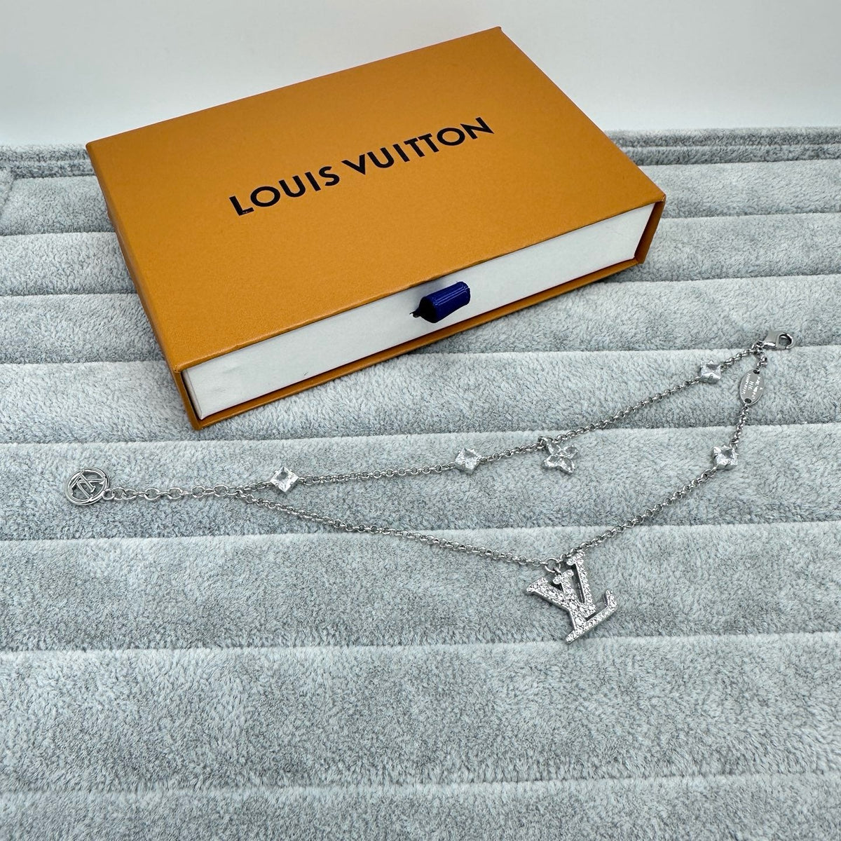 [Eterna Jewels]FULL DIAMOND LETTER NECKLACE