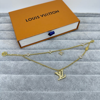 [Eterna Jewels]FULL DIAMOND LETTER NECKLACE