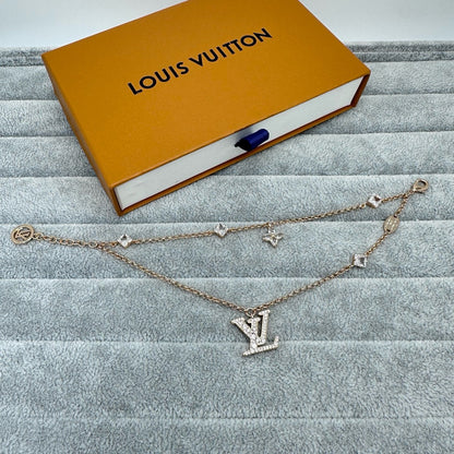 [Eterna Jewels]FULL DIAMOND LETTER NECKLACE
