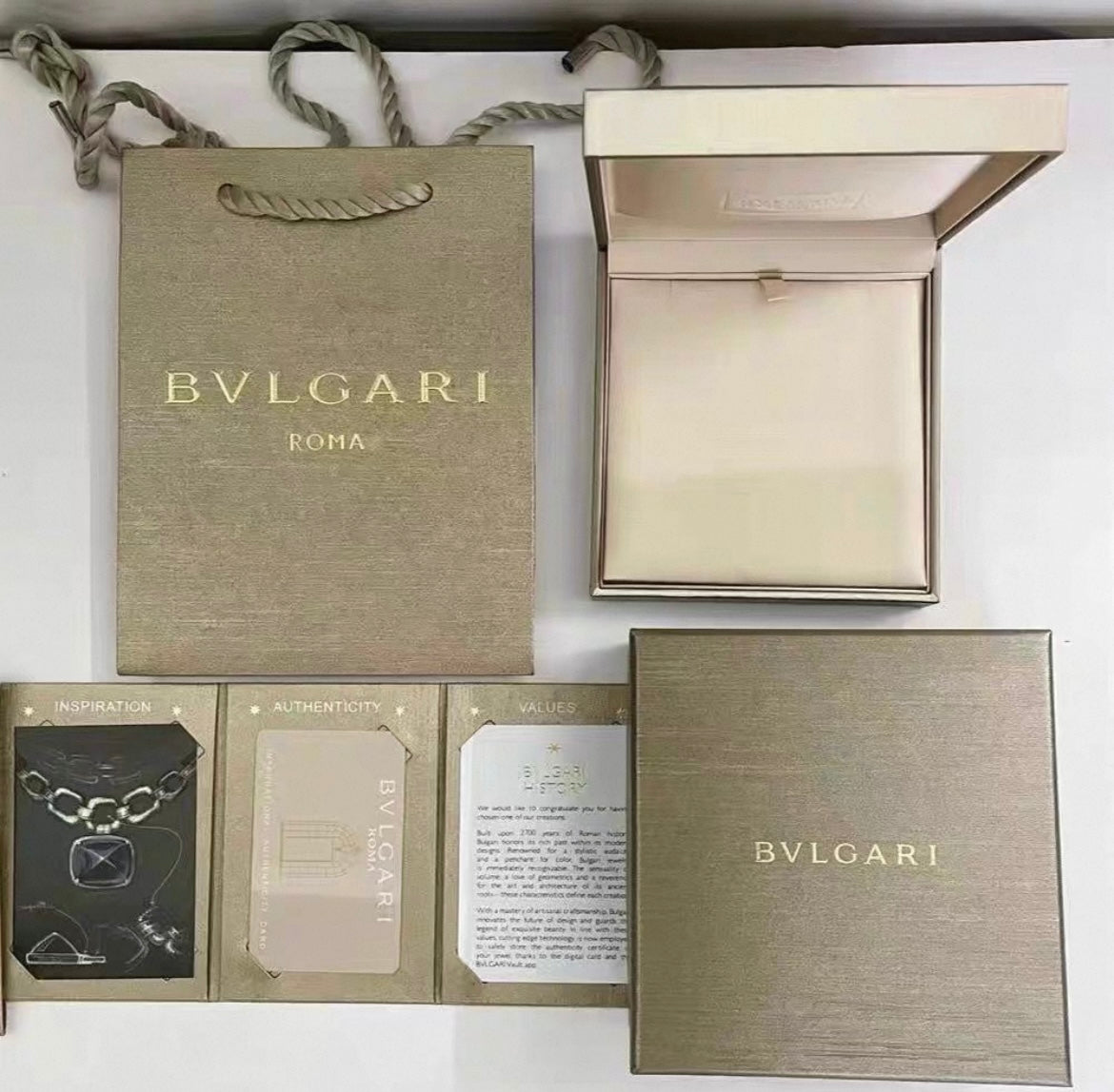 [Eterna Jewels]BV BRACELET NECKLACE RING BOX GIFT BAG