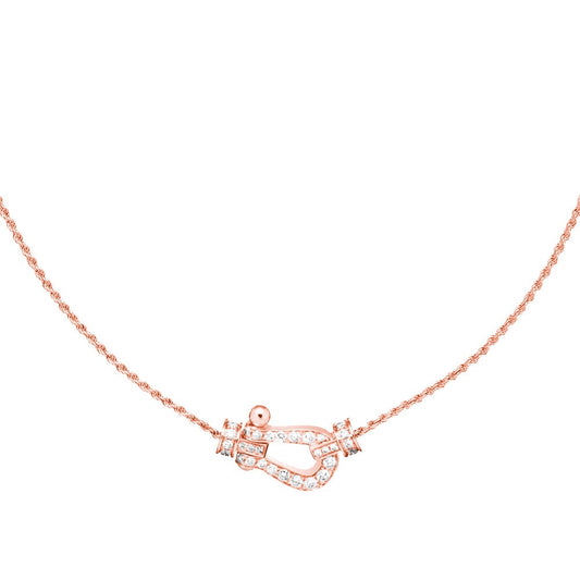 [Eterna Jewels]FORCE 10 PINK GOLD DIAMOND NECKLACE