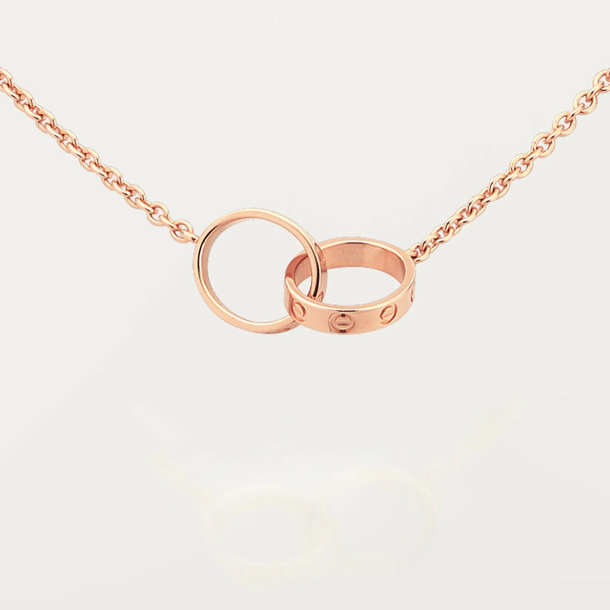 [Eterna Jewels]LOVE DOUBLE RING NECKLACE