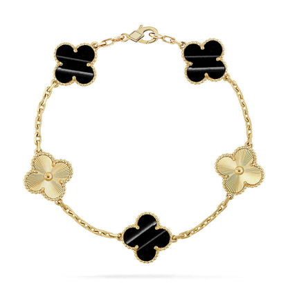 [Eterna Jewels] CLOVER 5 MOTIF PULSAR STONE BRACELET COLLECTION