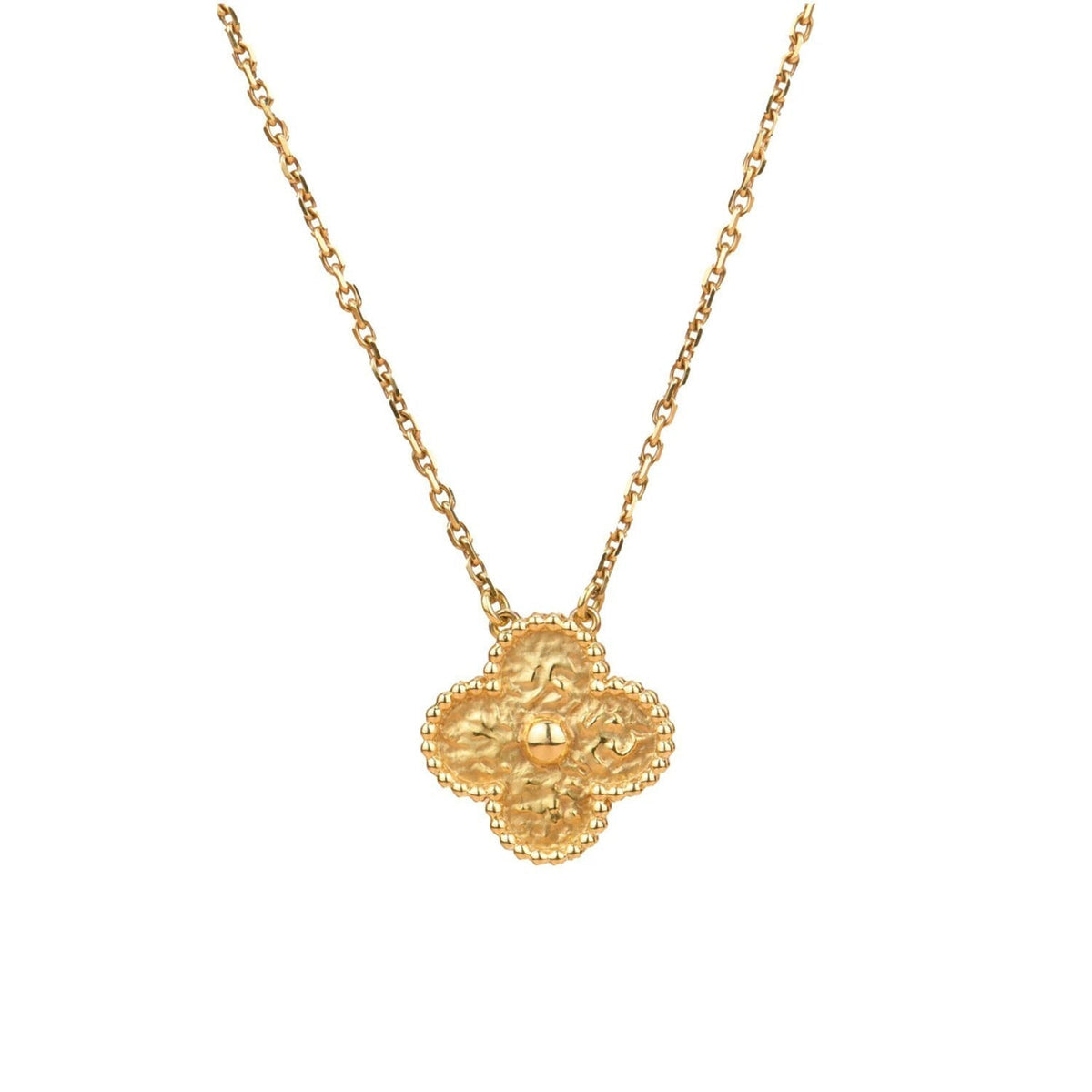 [Eterna Jewels]CLOVER 15MM  BRONZING NECKLACE