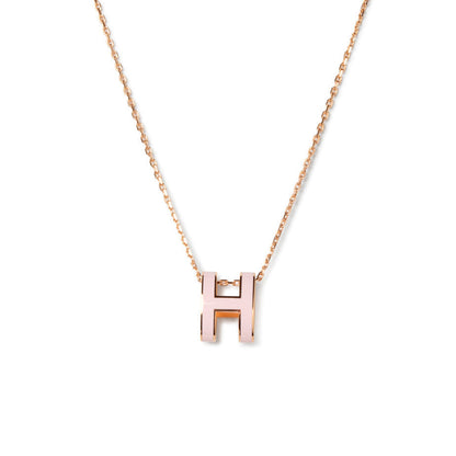 [Eterna Jewels]POP H PEDANT PINK GOLD