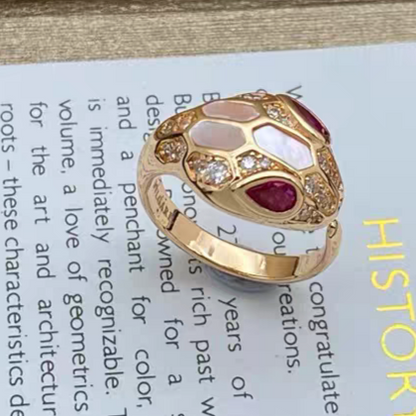 [Eterna Jewels]BRAND NEW ASSORTED SNAKE HEAD MOTHER OF PEARL RINGS