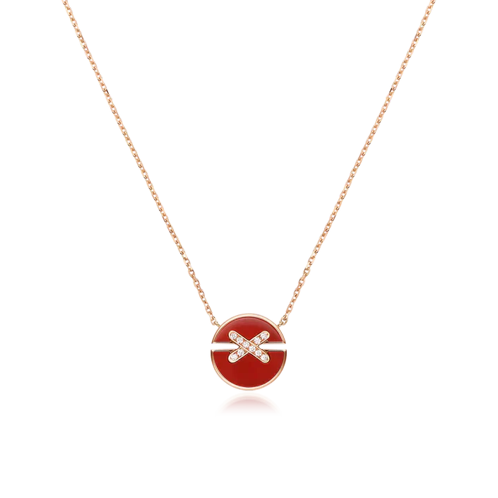 [Eterna Jewels]JEUX DE ROSE GOLD DIAMOND NECKLACE