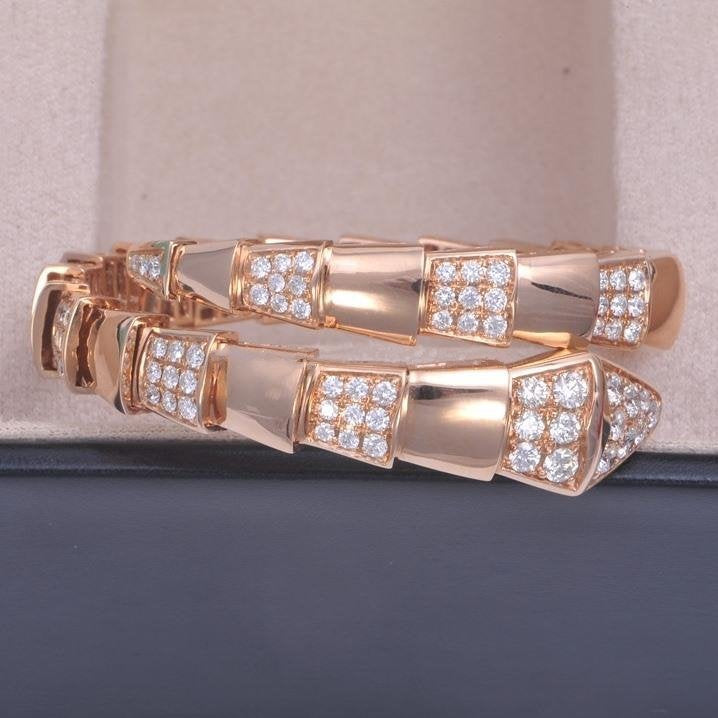 [Eterna Jewels]SERPENTI BRACELET PINK GOLD DIAMOND