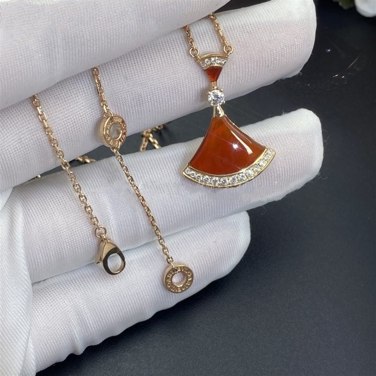 [Eterna Jewels]DREAM NECKLACE CARNELIAN DIAMOND