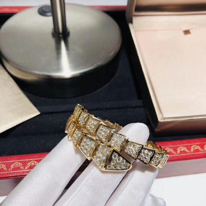 [Eterna Jewels]SERPENTI BRACELET 8MM GOLD DIAMOND