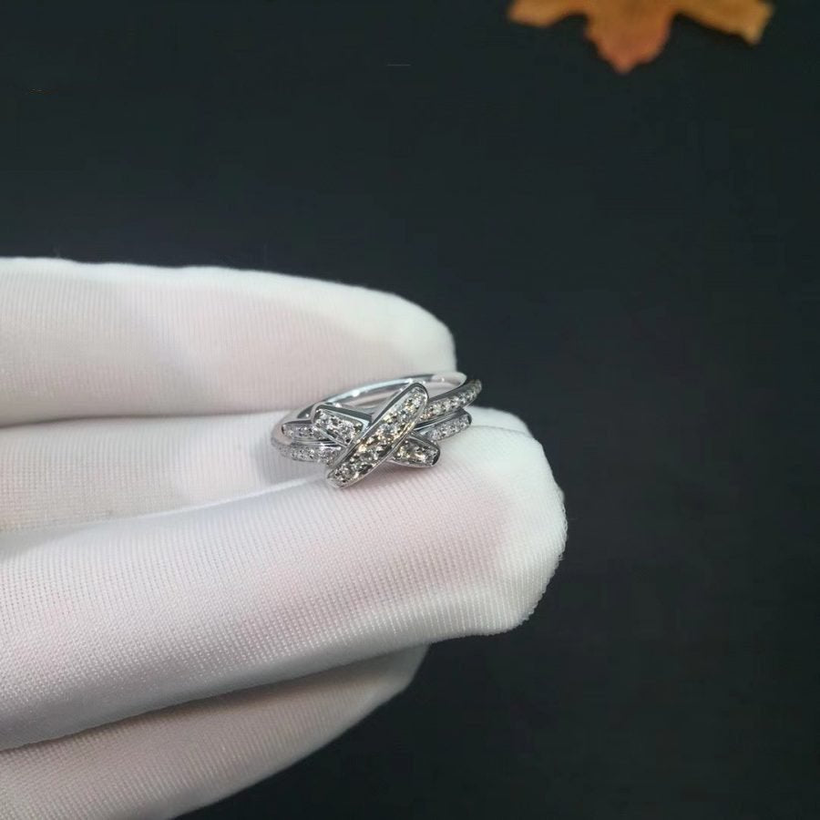 [Eterna Jewels]JEUX DE SILVER DIAMOND RING