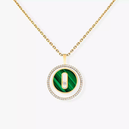 [Eterna Jewels]Lucky Move Diamond Necklace in Rose Gold and White Mother-of-Pearl