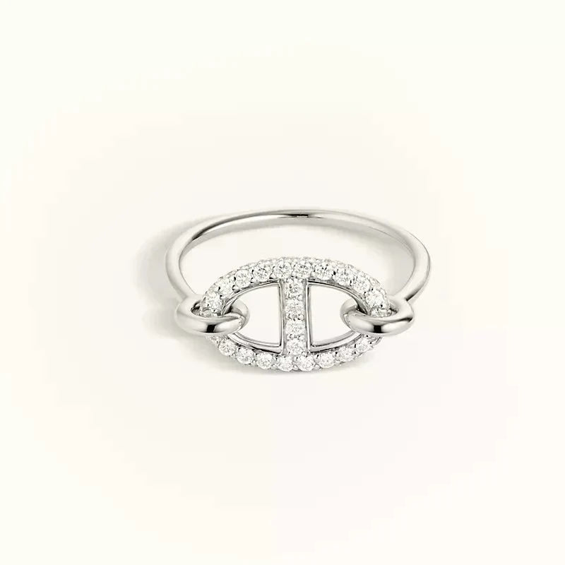 [Eterna Jewels]RONDE SMALL SILVER DIAMOND RING