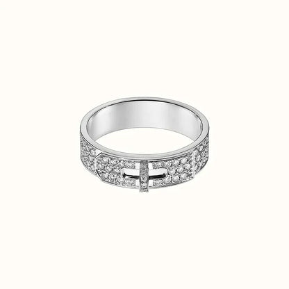 [Eterna Jewels]KELLY SILVER DIAMOND RING