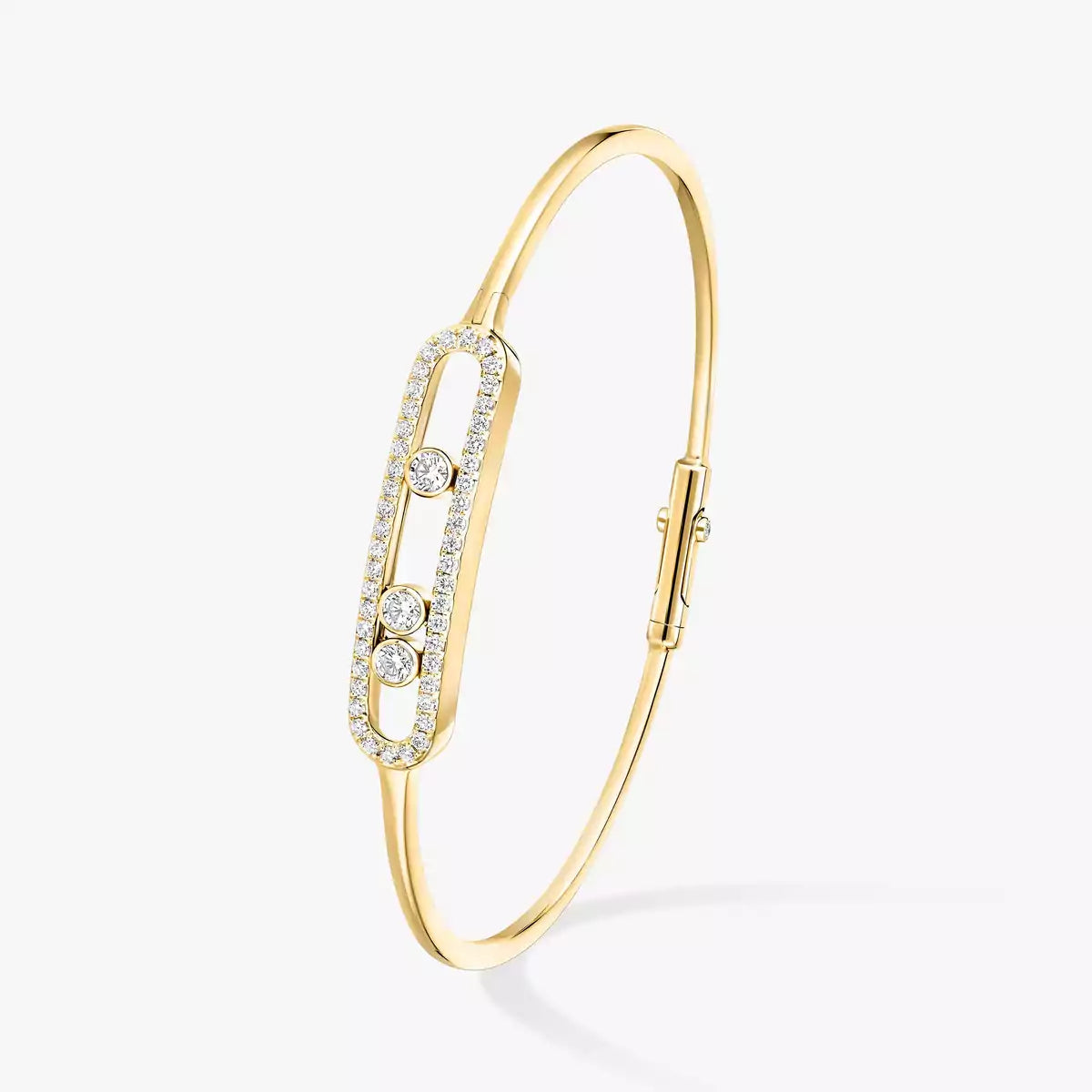 [Eterna Jewels]Move Pavé Diamond Bangle Bracelet M