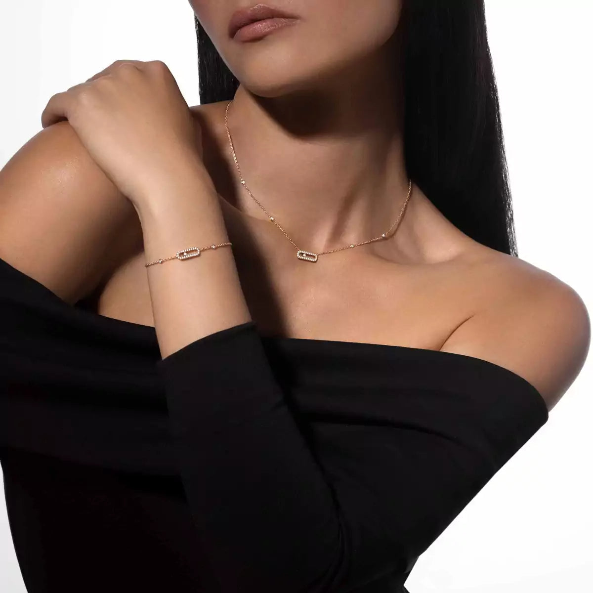 [Eterna Jewels]Move Uno Diamond Bracelet