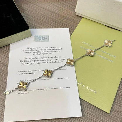 [Eterna Jewels] CLOVER 5 MOTIF LASER BRACELET COLLECTION