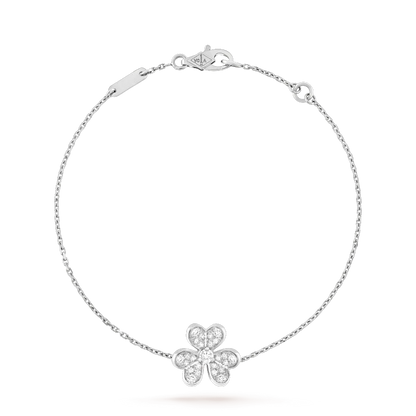 [Eterna Jewels]FRIVOLE SILVER FLOWER DIAMOND BRACELET